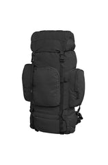 Rucsac 'RECOM' Negru – 88L, cu Cadru din Aluminiu, Husă de Ploaie și Compartiment Separat Inferior