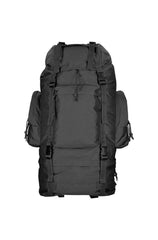 Rucsac Ranger Negru – 75L, Cadru Reglabil, Husă de Ploaie și Compartiment Frontal (Frontloader)