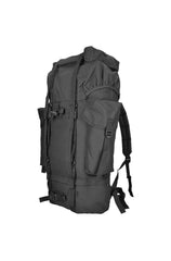Rucsac Tactic German Negru – 65L, Variantă Economică Inspirată din Modelul de Luptă Original