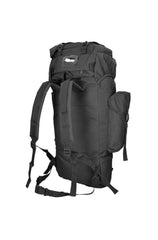 Rucsac Tactic German Negru – 65L, Variantă Economică Inspirată din Modelul de Luptă Original