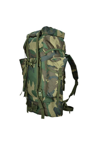 Rucsac Tactic German Woodland – 65L, Model Economic Inspirat din Echipamentele de Luptă
