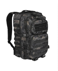 Rucsac Tactic US Assault Large Dark Camo – 36L, Camuflaj Sobru și Funcționalitate Completă pentru Misiuni Urbane sau Teren Accidentat