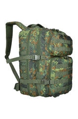 Rucsac Tactic US Assault Large Flectar – 36L, Camuflaj German și Structură Tactică Solidă