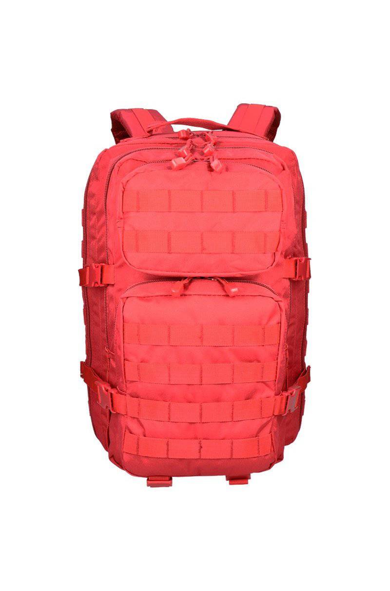Rucsac Tactic US Assault Large Roșu Signal – 36L, Vizibilitate Maximă și Funcționalitate Tactică