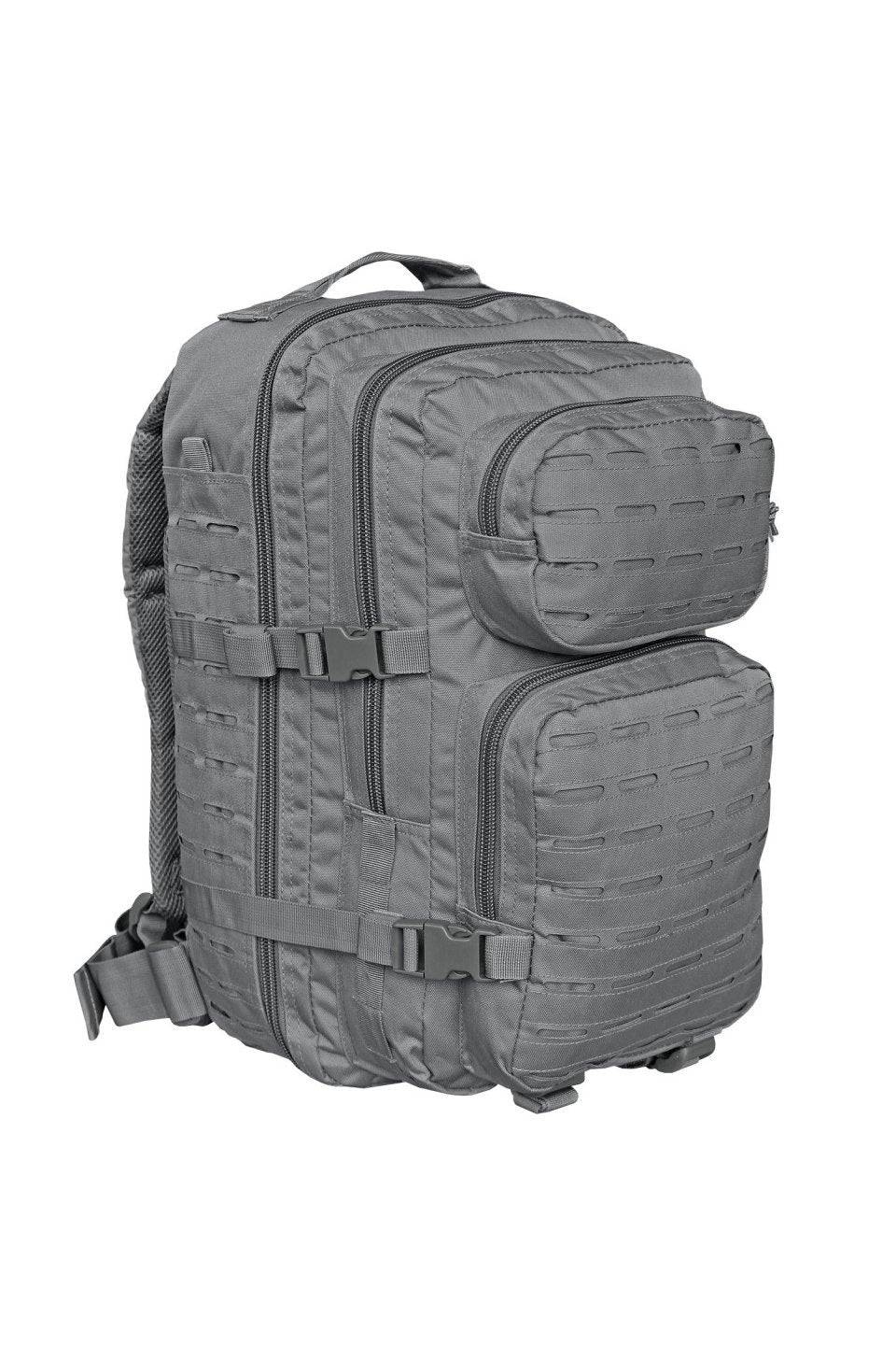 Rucsac Tactic US Assault Large Urban Grey OD – 36L, Sistem Laser-Cut, Design Urban-Tactic pentru Misiuni Complexe