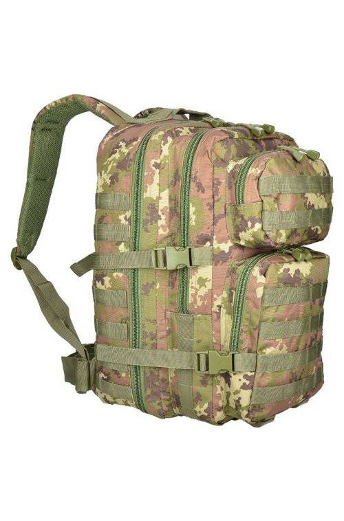 Rucsac Tactic US Assault Large Vegetato – 36L, Camuflaj Italian, Performanță Tactică în Teren Variat