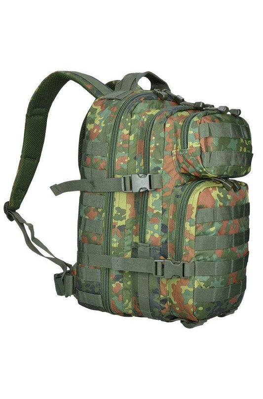 Rucsac Tactic US Assault Small Flectar – 20L, Camuflaj German, Compact și Modular