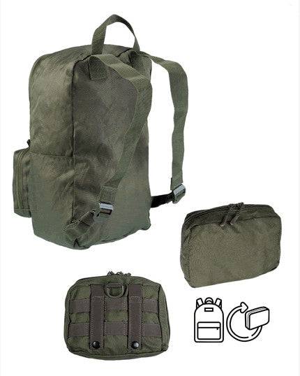 Rucsac Ultra Compact US Assault Ranger Green – 15L, Ușor, Pliabil și Tactic pentru Echipamente Esențiale