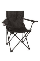 Scaun Pliant Camping Relax Negru