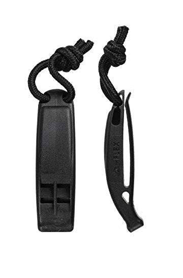 Set 2 Fluiere Tactice Molle Black