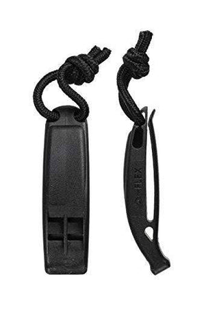 Set 2 Fluiere Tactice Molle Black