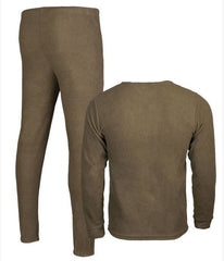 Set Polartec Fara Guler Oliv