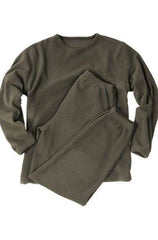 Set Polartec Fara Guler Oliv