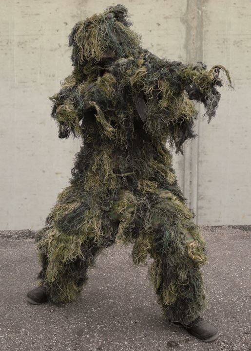 Sistem Camuflaj Ghillie Tarn Anti Fire