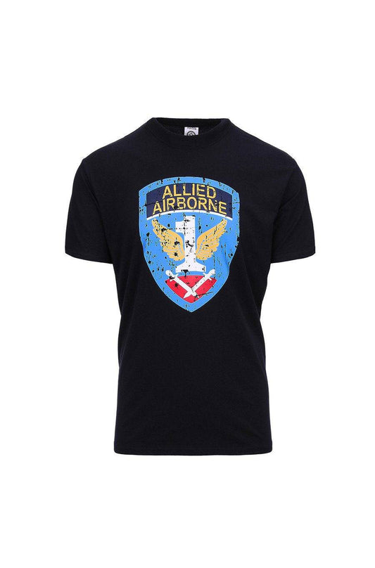 Tricou Barbati Alied Airbone Black