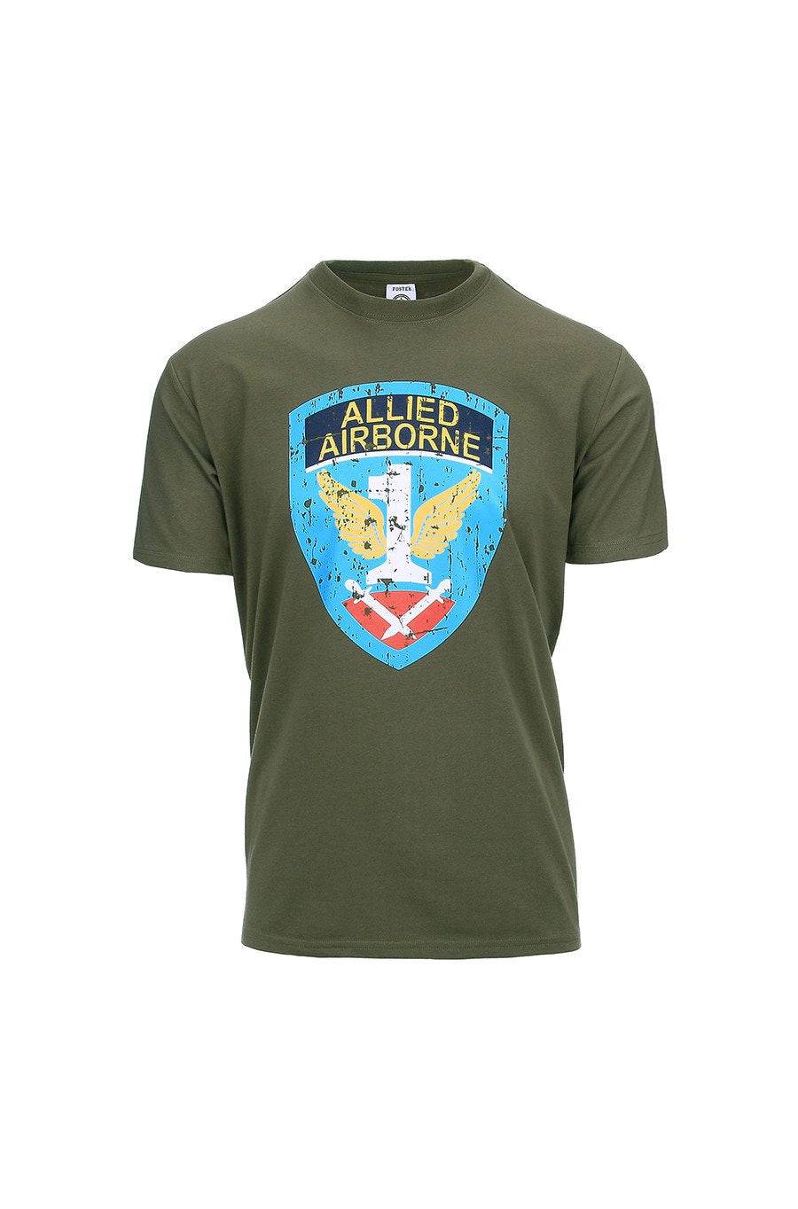 Tricou Barbati Alied Airbone Oliv