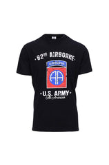 Tricou Barbati U.S. Army 82Nd Airbone Black