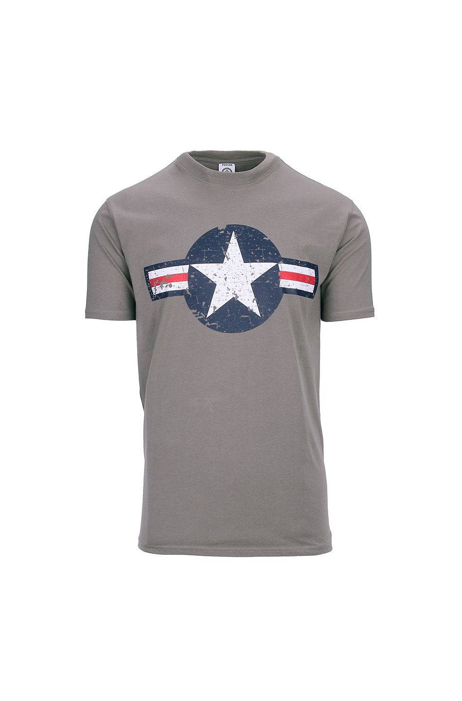 Tricou Barbati Wwii Air Force Grey