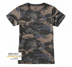 Tricou Dama Brandit Darkcamo