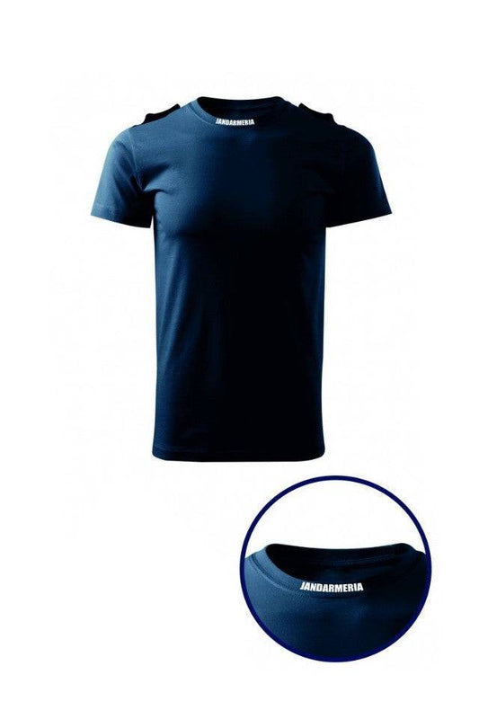 Tricou Glat Bleumarin Jandarmeria Romana