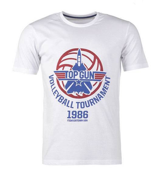 Tricou Top Gun White