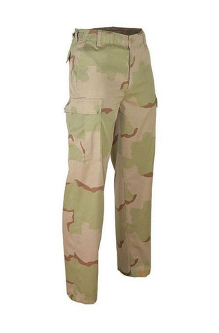 US 3-COLOR DESERT BDU STYLE RANGER FIELD PANTS – Clasicul camuflaj deșert pentru teren arid și stil militar autentic