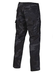 US BLACK CAMO RANGER FIELD PANTS BDU ‘STRAIGHT CUT’ – Camuflaj urban într-o croială modernă, versatilă