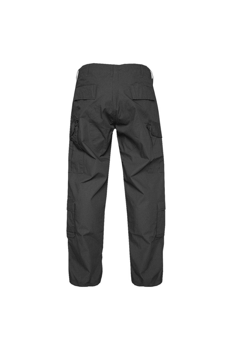 US BLACK R/S ACU FIELD PANTS – Pantaloni tactici ACU din bumbac Ripstop, în varianta neagră