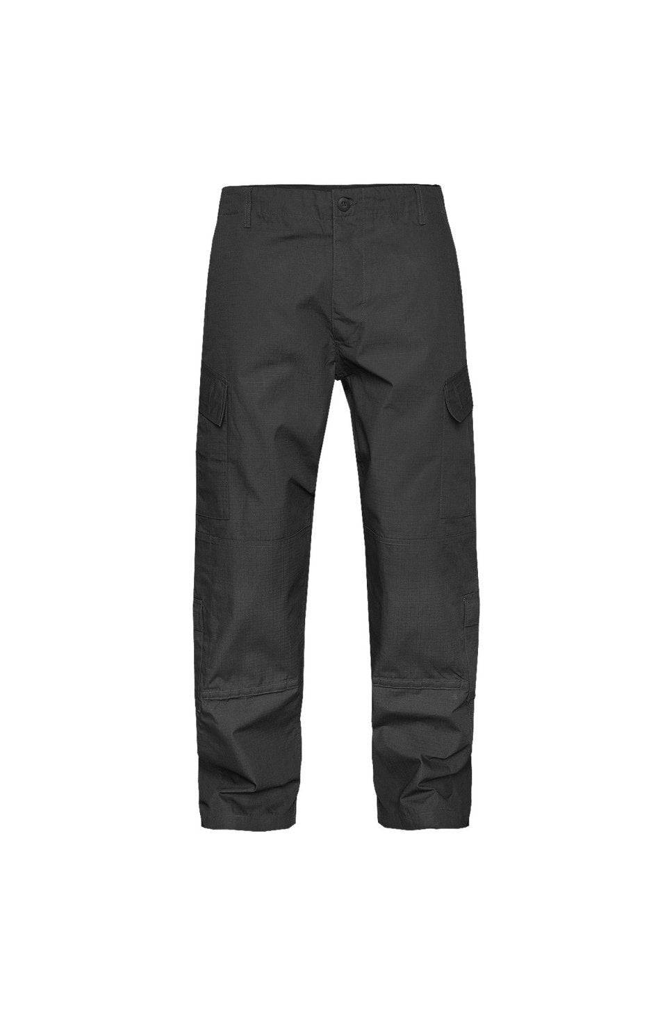 US BLACK R/S ACU FIELD PANTS – Pantaloni tactici ACU din bumbac Ripstop, în varianta neagră
