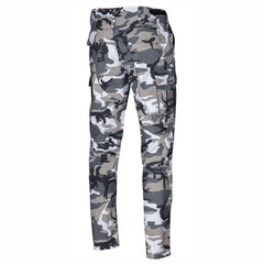 US URBAN R/S BDU FIELD PANTS ′SLIM FIT′ – TEESAR® Pantaloni tactici urban camo, slim fit – țesătură Ripstop 100% bumbac