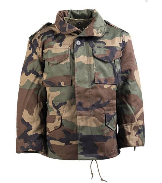 Veston Copii M65 Camuflaj Woodland