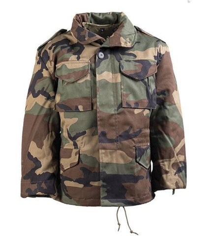 Veston Copii M65 Camuflaj Woodland