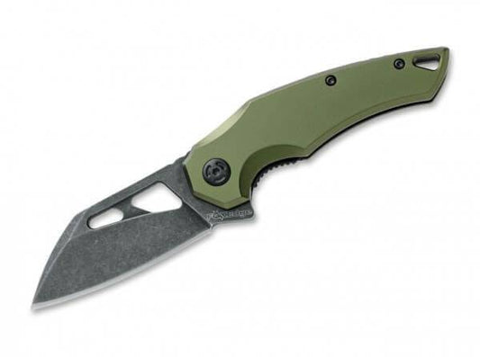 BRICEAG FOX KNIVES ATRAX ALUMINIUM OD GREEN