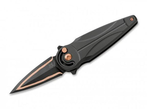 BRICEAG FOX KNIVES SATURN CARBON COPPER BLACK