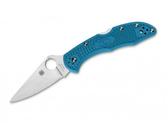 BRICEAG SPYDERCO DELICA 4 LIGHTWEIGHT FLAT GROUND BLUE