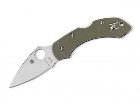 BRICEAG SPYDERCO DRAGONFLY G10 FOLIAGE GREEN