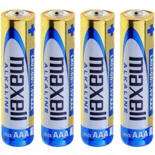 Set 4 baterii aclaline AAA Maxell LR3