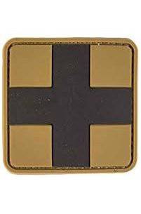 COYOTE PVC 3D FIRST AID PATCH W.HOOK&LOOP CLOS.LG
