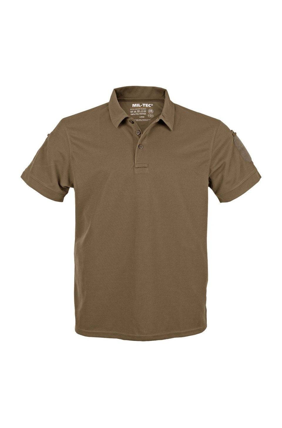 TRICOU TACTICAL POLO QUICKDRY COYOTE