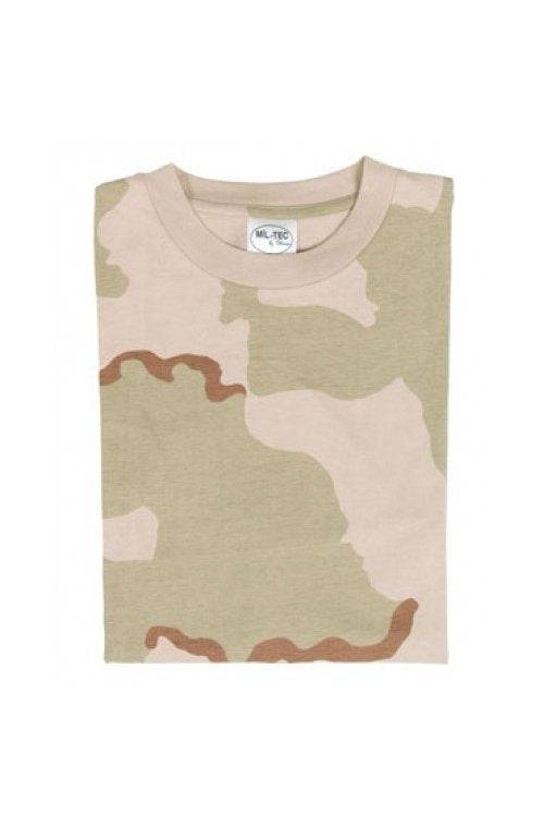 TRICOU BARBATI CAMUFLAJ DESERT 3 CULORI