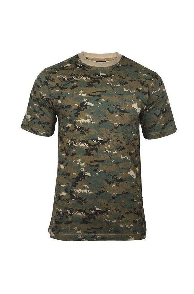 TRICOU BARBATI CAMUFLAJ WOODLAND DIGITAL