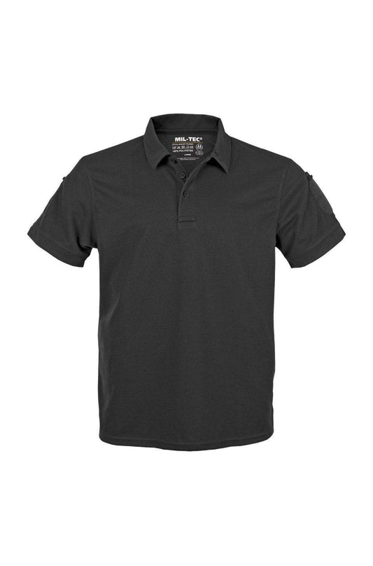 TRICOU TACTICAL POLO QUICKDRY BLACK