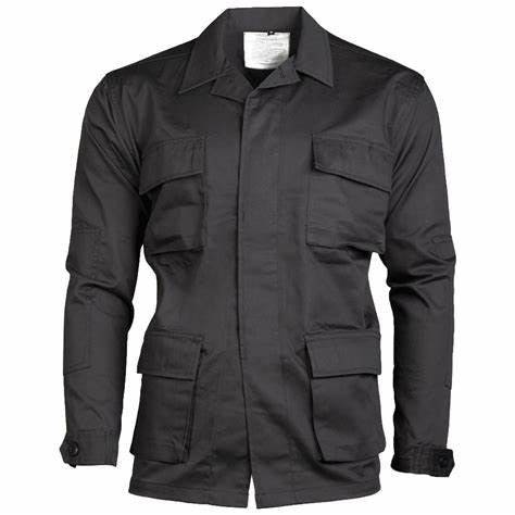 VESTON MILITAR BDU NEGRU