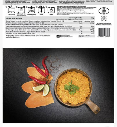 TACTIC FOODPACK® CARTOFI DULCI SI CURRY