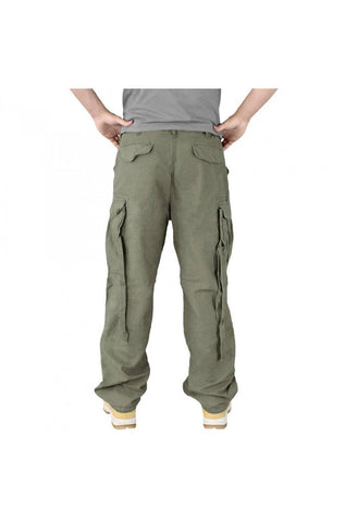 PANTALONI RAW VINTAGE FATIGUES OLIV