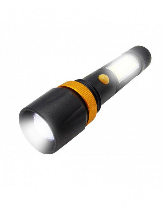 Lanterna cu acumulator litiu L18650x1 metal LED ZOOM + cablu micro USB + magnet TL-8096TED TED Electric