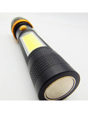 Lanterna cu acumulator litiu L18650x1 metal LED ZOOM + cablu micro USB + magnet TL-8096TED TED Electric