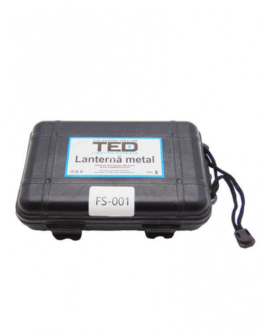 Lanterna cu acumulator litiu L18650x1 metal led ZOOM incarcator retea 220V + cablu micro USB YM-123 / FS-001TED NEW
