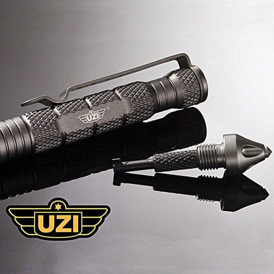 UZI TACTICAL GLASSBREAKER PEN #6 - GUN METAL
