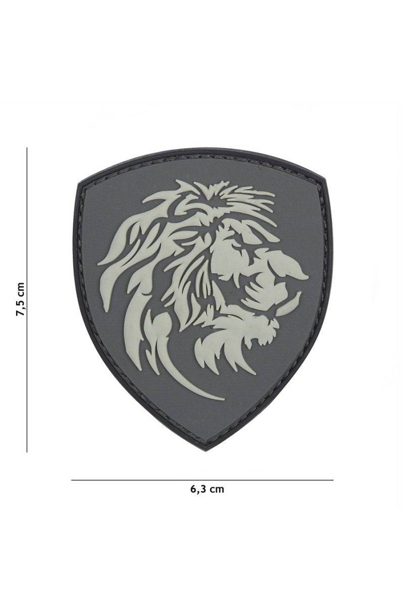 Patch 3D PVC Dutch Lion Grey
